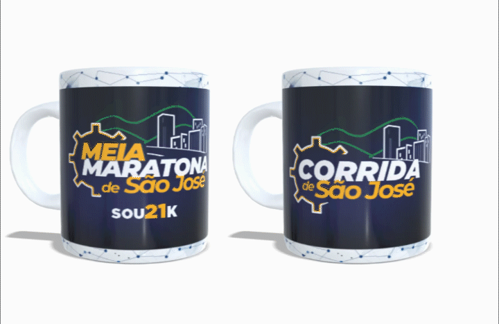 Caneca 3 Meia Maratona de São José 2024